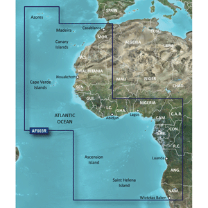 Garmin Bluechart® G3 Hd - Hxaf003r - Western Africa - Microsd™/Sd™