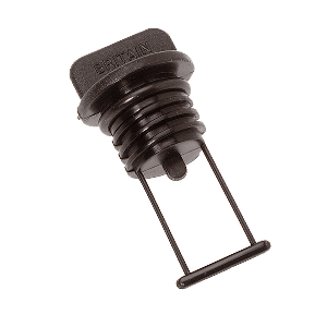 Barton Marine Drain Plug - Black 15mm (19/32") image 0