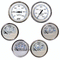 Faria Chesapeake White W/stainless Steel Bezel Boxed Set Of 6 - Speed, Tach, Fuel Level, Voltmeter, Water Temperature & Oil Psi - Inboard Motors