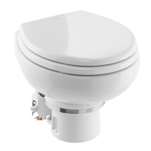Dometic MasterFlush MF 7120 - White - Electric Macerating Toilet w/Orbit Base &amp; Slow Close Seat - Freshwater - 12V image 1