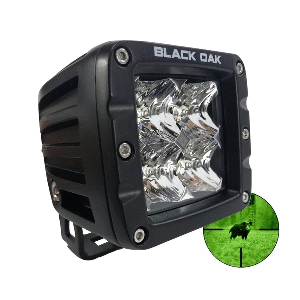 Black Oak Pro Series 3.0 2" 850nm Infrared Pod Light - Flood Optics - Black Housing image 0