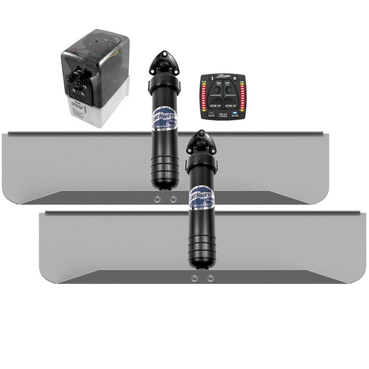 Bennett Marine 30x9 Hydraulic Trim Tab System w/One Box Indication image 1