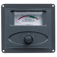 Bep 3 Input Panel Mounted Analog 12V Battery Condition Meter