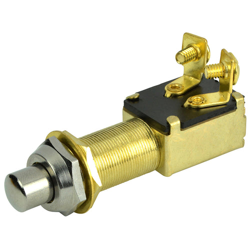 Bep 2-position Spst Recessed Push Button Switch - Off/(on)