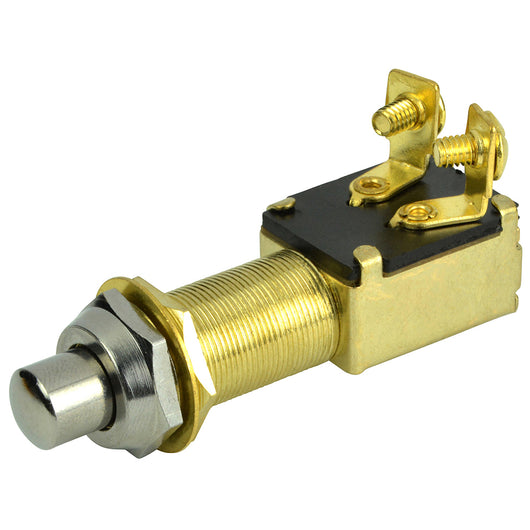 BEP 2-Position SPST Recessed Push Button Switch - OFF/(ON) image 1