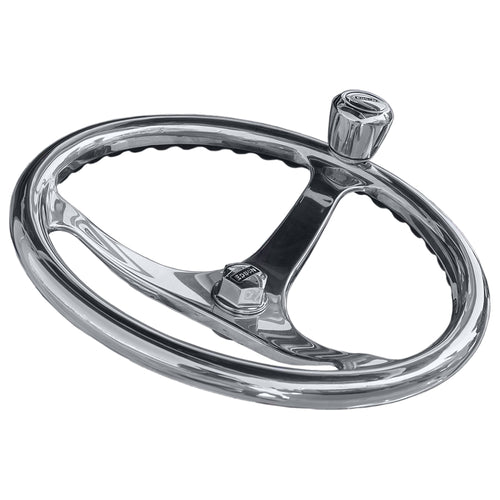 Edson 14.5" SS Comfortgrip Powerwheel Steering Wheel W/Powerknob™