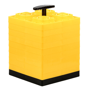 Camco FasTen Leveling Blocks w/T-Handle - 2x2 - Yellow *10-Pack image 0