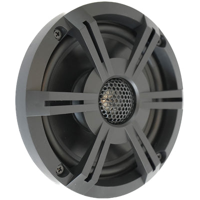 Banshee Marine 6.5" Marine Speaker - Black Sports Grille image 1