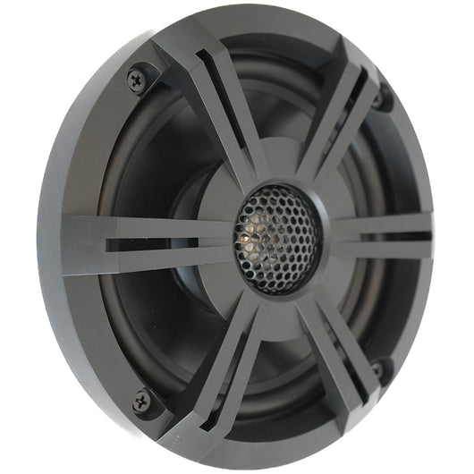 Banshee Marine 6.5" Marine Speaker - Black Sports Grille image 1
