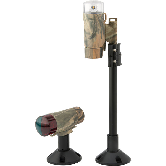 Attwood PaddleSport Portable Navigation Light Kit - Screw Down or Adhesive Pad - RealTree&reg; Max-4 Camo image 1