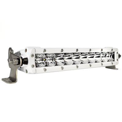 Black Oak Pro Series 3.0 Single Row 10" LED Light Bar - Combo Optics - White Housing image 1