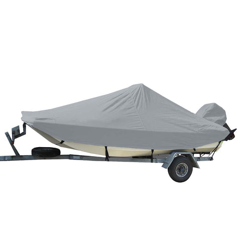 Carver Sun-Dura® Styled-To-Fit Boat Cover F/19.5' Bay Style Center Console Fishing Boats - Grey