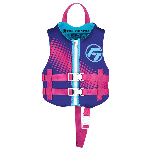 Full Throttle Child Rapid-Dry Life Jacket -Purple image 0