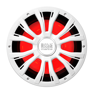 Boss Audio 10" MRG10W Subwoofer w/RGB Lighting - White - 800W image 0