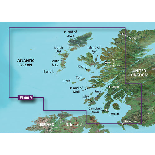 Garmin Bluechart G3 Vision Hd - Veu006r - Scotland, West Coast - Microsd/Sd
