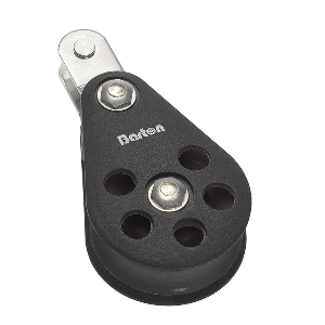 Barton Marine Size 5 54mm Plain Bearing Pulley Block Single Double Tang image 0