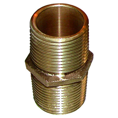 GROCO Bronze Pipe Nipple - 4" NPT image 1