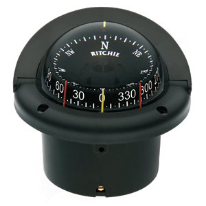 Ritchie HF-743 Helmsman Combidial Compass - Flush Mount - Black image 0