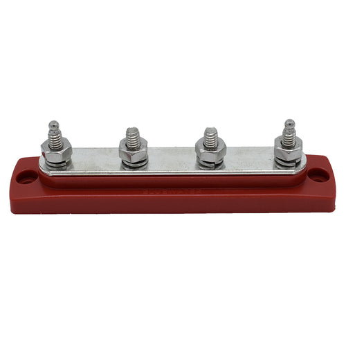 Bluewater Common Stud Busbar 4 Gang - Red