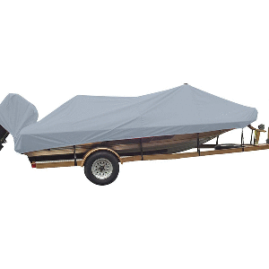 Carver Sun-DURA&reg; Styled-to-Fit Boat Cover f/19.5' Wide Style Bass Boats - Grey image 0