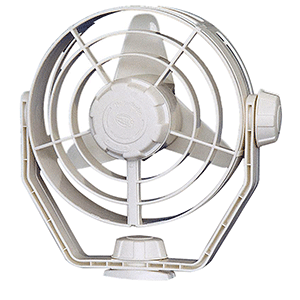 Hella Marine 2-Speed Turbo Fan - 12v - White