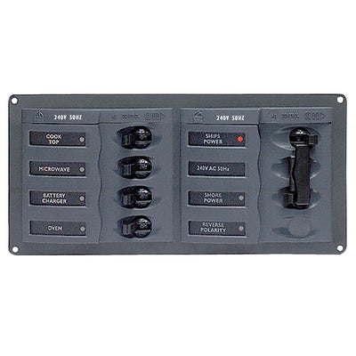BEP AC Circuit Breaker Panel w/o Meters, 4 Way Panel 2 Mains - 240V image 1