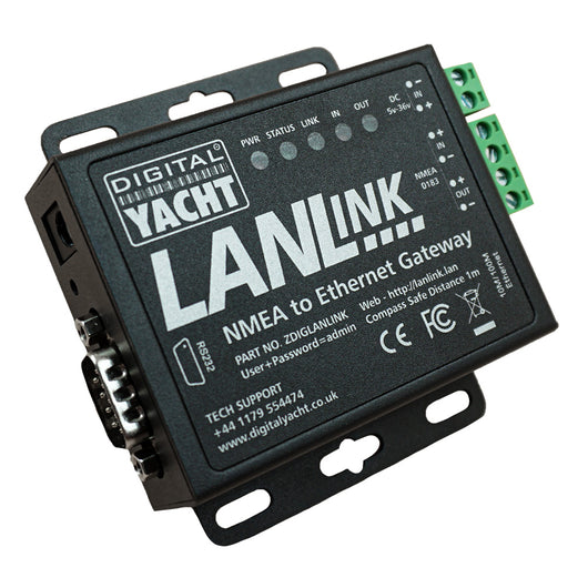 Digital Yacht LANLink NMEA 0183 To Ethernet Gateway image 1