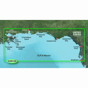 Garmin BlueChart&reg; g3 Vision&reg; HD - VUS012R - Tampa - New Orleans - microSD&trade;/SD&trade; image 0
