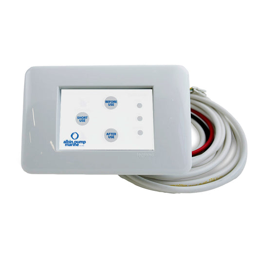 Albin Group Marine Digital Control Panel Silent Electric Toilet image 1