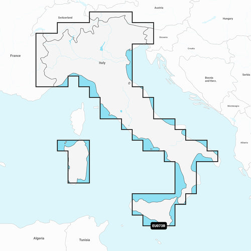 Garmin Navionics Vision+ NVEU073R - Italy Lakes & Rivers - Marine Chart
