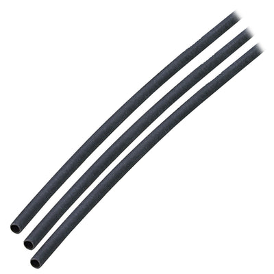 Ancor Adhesive Lined Heat Shrink Tubing (ALT) - 1/8" x 3" - 3-Pack - Black image 1