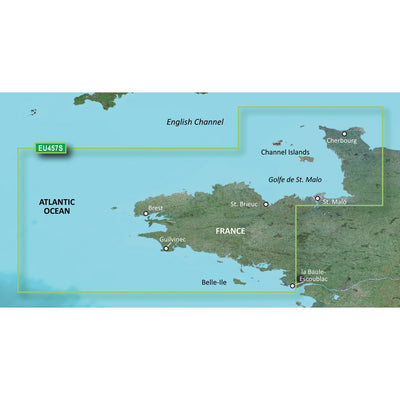 Garmin BlueChart&reg; g3 Vision&reg; HD - VEU457S - Bretagne - microSD&trade;/SD&trade; image 1