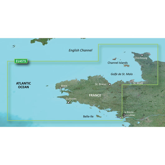 Garmin BlueChart&reg; g3 Vision&reg; HD - VEU457S - Bretagne - microSD&trade;/SD&trade; image 1