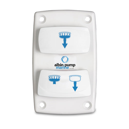 Albin Group Marine Control Silent Electric Toilet Rocker Switch image 1