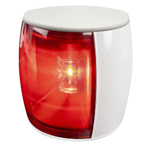 Hella Marine Naviled Pro Port Navigation Lamp - 2nm - White Shroud