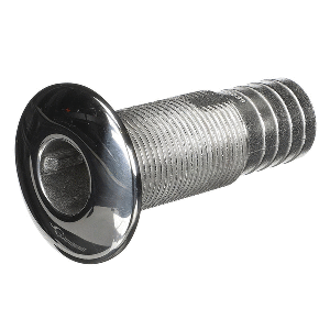 Attwood Stainless Steel Thru-hull Standard Straight Barbed - 1-1/4" Inner Diameter