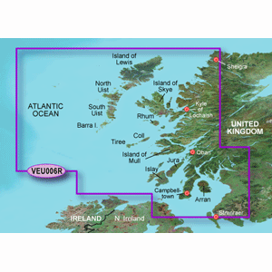 Garmin Bluechart G3 Vision Hd - Veu006r - Scotland, West Coast - Microsd/Sd