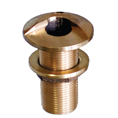 GROCO 1-1/2" Bronze High Speed Thru-Hull Fitting w/Nut image 1