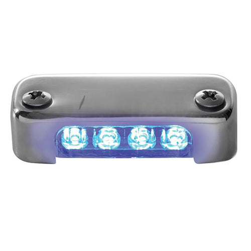 Attwood Blue LED Micro Light w/ Stainless Steel Bezel