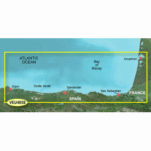 Garmin BlueChart&reg; g3 Vision&reg; HD - VEU485S - Fuenterrabia to Gijon - microSD&trade;/SD&trade; image 0