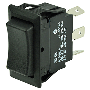 BEP SPDT Rocker Switch - 12V/24V - (ON)/OFF/(ON) image 0