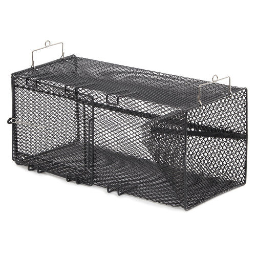 Frabill Black Pinfish Rectangular Trap - 18" X 12" X 8"