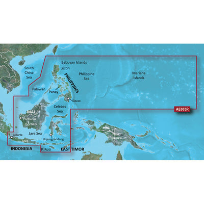 Garmin BlueChart&reg; g3 Vision&reg; HD - VAE005R - Philippines - Java Mariana Is. - microSD&trade;/SD&trade; image 1