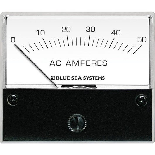 Blue Sea 9630 AC Analog Ammeter  0-50 Amperes AC image 1