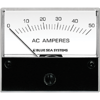 Blue Sea 9630 AC Analog Ammeter 0-50 Amperes AC