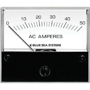 Blue Sea 9630 AC Analog Ammeter  0-50 Amperes AC image 0