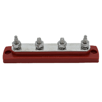 Bluewater Common Stud Busbar 4 Gang - Red