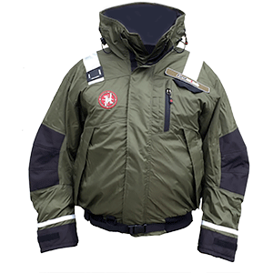First Watch AB-1100 Flotation Bomber Jacket - Green - XL image 0