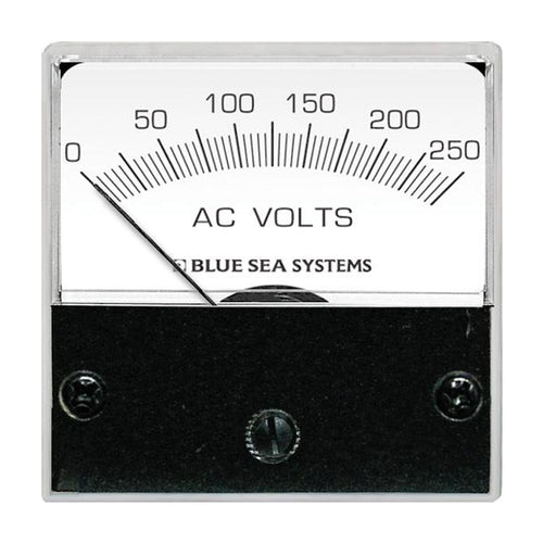 Blue Sea 8245 Ac Analog Micro Voltmeter - 2" Face, 0-250 Volts Ac