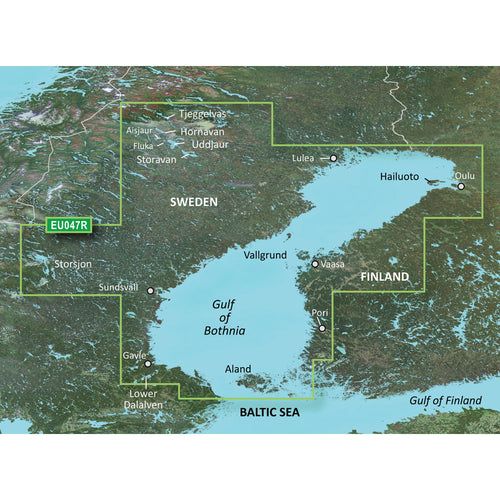 Garmin Bluechart® G3 Hd - Hxeu047r - Gulf Of Bothnia - Kalix To Grisslehamn - Microsd™/Sd™